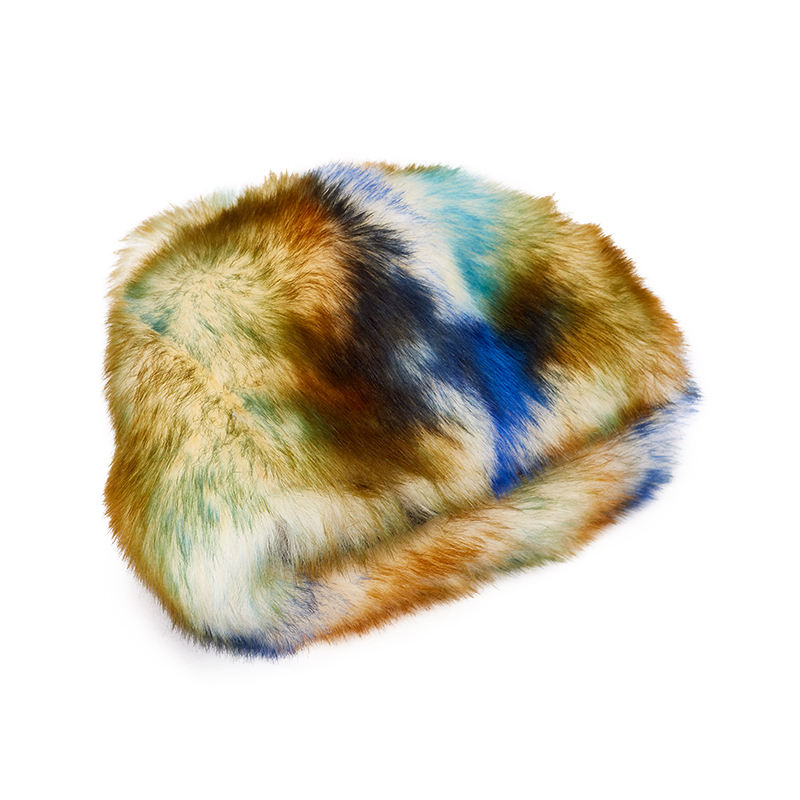 Winter Women Mink Fur Hats Real fox Fur Pom Pom Hats Wholesale