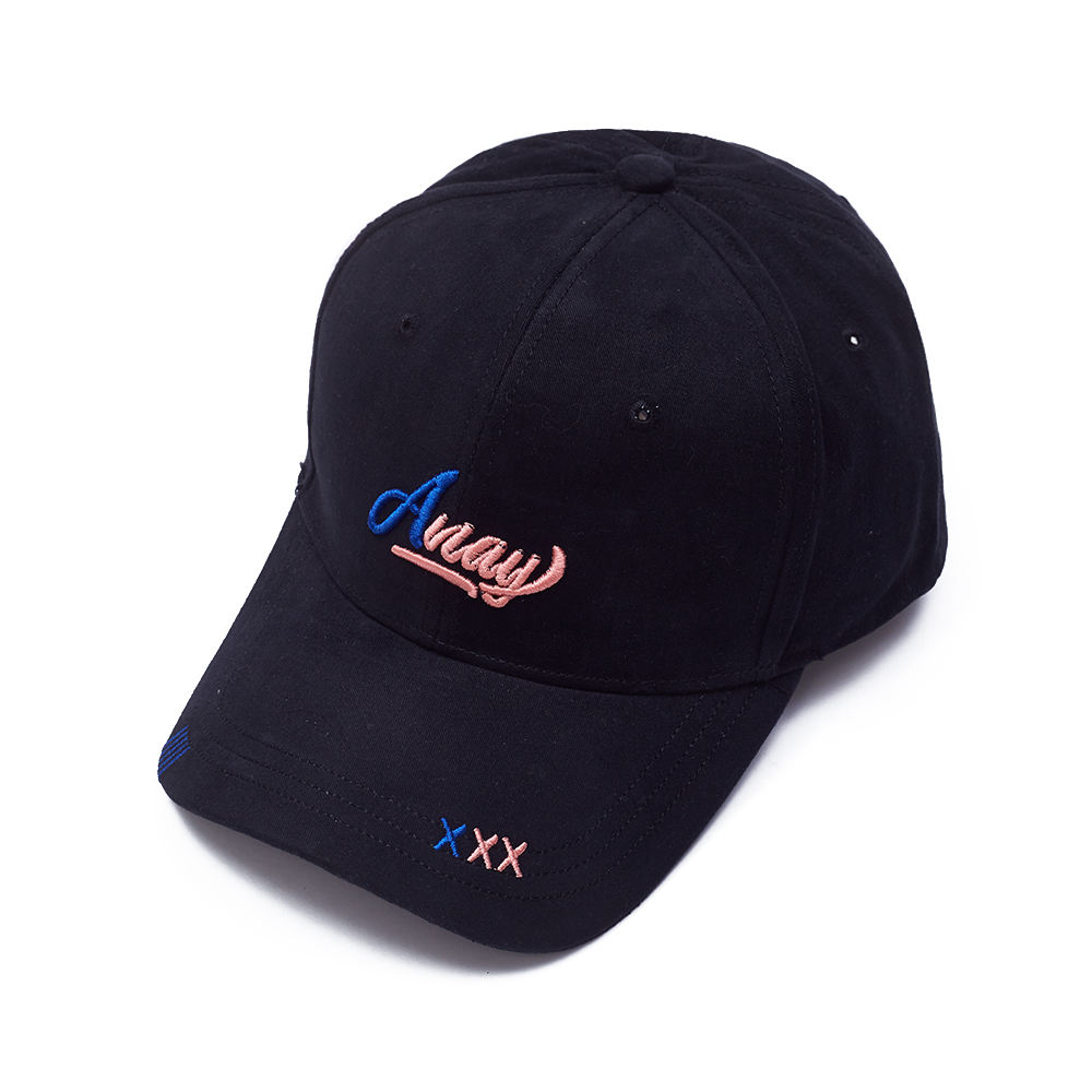 Custom Logo Jean Hats Washed Distressed 100% Cotton 6 Panel Embroidered Bill Old Cowboy Baseball Cap