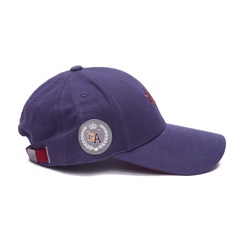 Custom Logo Vintage 6 Panel Striped Large Cotton Fabric Baseball Cap for Casual Wear