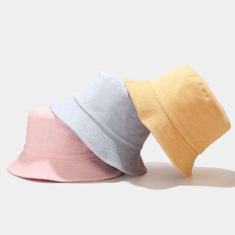 Wholesale Reversible Bucket Hat 100% Cotton Fisherman Cap Custom Logo Unisex Daily and Travel Outdoor Sun Cap Blank White