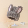 Autumn and Winter New Fashion Cute and Sweet Thickened Warm Rabbit Ear Hat Plush Cold-proof Versatile Ear protection Knitted Hat