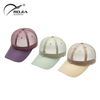 Hot Sale Women Man New Plain Outdoor Custom logo Hard Shell Back Structured Net Baseball Cap Trucker Hat