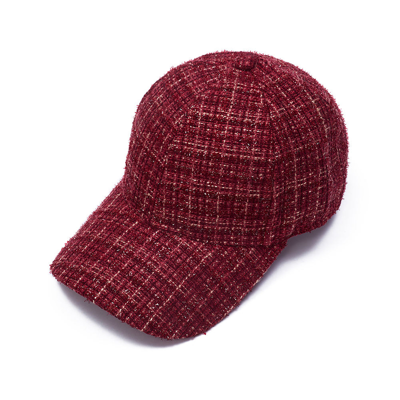 Men Women Plaids Tweed Caps Baseball Cap Fashion Sports Hats Check Pattern
