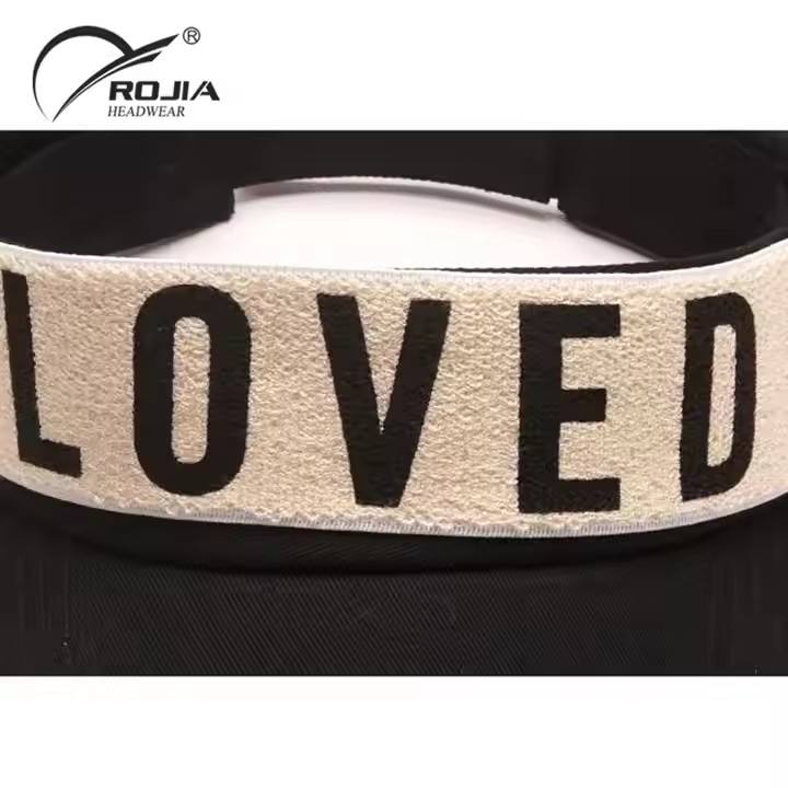 Custom Logo Quick-Drying PVC Sun Visor Lightweight Breathable Sun Sports Hat