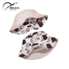 Bulk Custom Logo Summer Children Cotton Animal Print Adjustable Color Bucket Hats for Babies