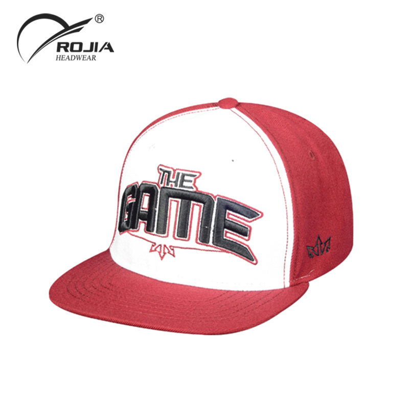 Wholesale Kid Black Plain Snapback Caps And Hats with Custom Brim