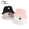 Custom Bulk Printed Unisex Plain White And Pink Bucket Summer Hats for Woman