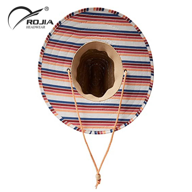 Chinese Wholesale Customizable Summer Western Beach Straw Hats for Man