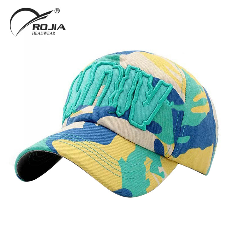 High Quality 3D Embroidery Patch Dark Custom 6 Panel Long Baseball Cap