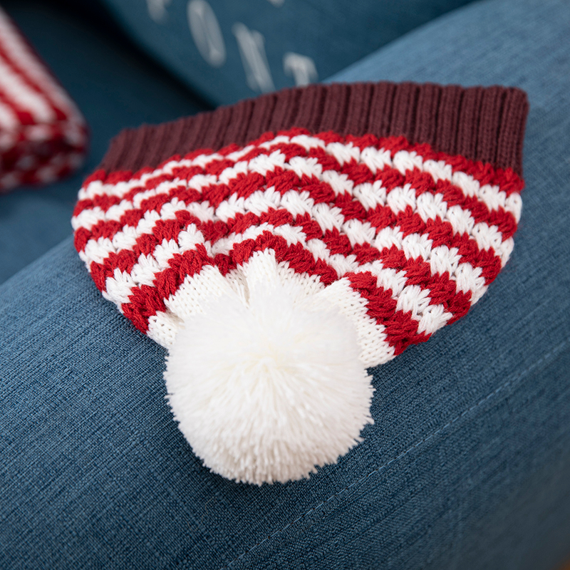 2022 Wholesale Autumn Winter Men Women Knitted Beanie Hats And Scarf Sets Winter Beanie Hat with POM POM