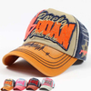 Soft Embroidery Sports Hat Patch Stone Wash Worn Out Baseball Cap Boys Caps with Custom Logo