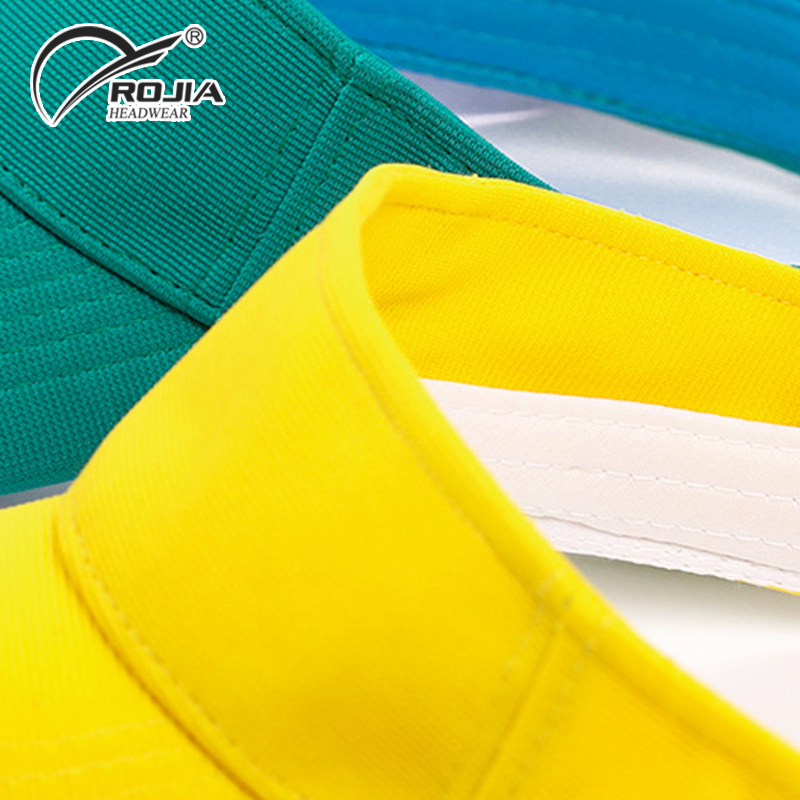 Wholesale Multicolor Protective Empty Top Hat Golf Embroidered Sun Visor Hat