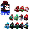 Autumn Winter Fashion Christmas Hat with Warm Party Decor Featuring Cartoon Camouflage Character Patterns