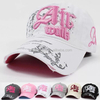 3D Puff Embroidery Special Washed Unique Baseball Cap