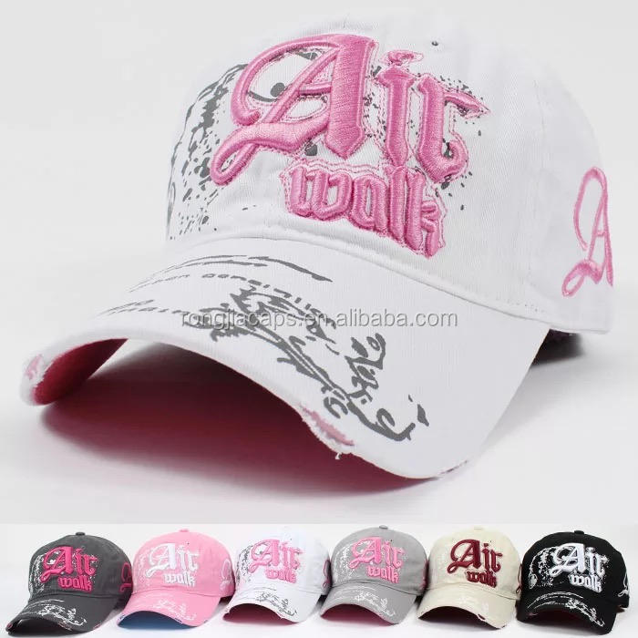 3D Puff Embroidery Special Washed Unique Baseball Cap