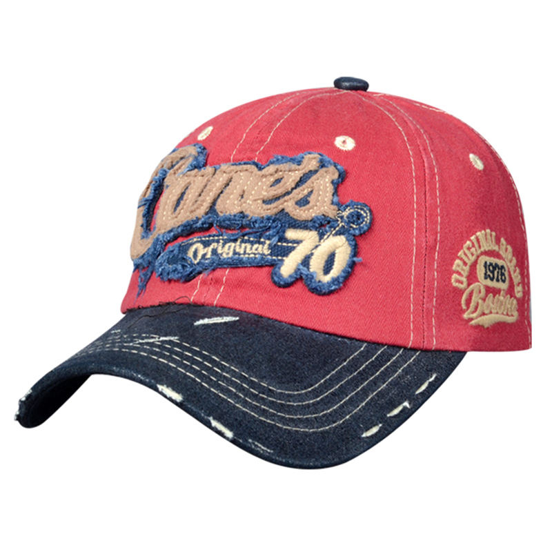 Custom 6 Panel Logo Dad Hats for Men Hand Embroidery with Puff Printing and Checkered Pattern