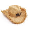 Hot Sale Summer Panama Beach Straw Hat Wide Brim Custom Logo Wholesale for Sports Travel Fishing Lifeguard Cap for Men Women