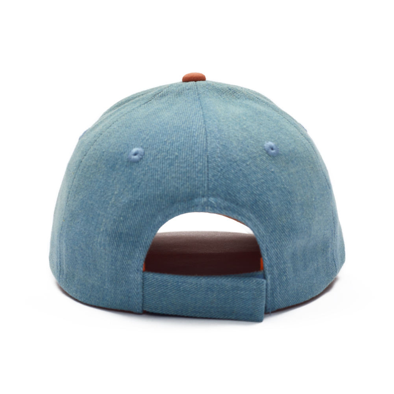 Custom Kids 5 Panels Fashion Cartoon Lion Curved Brim Plush Structured Baseball Cap