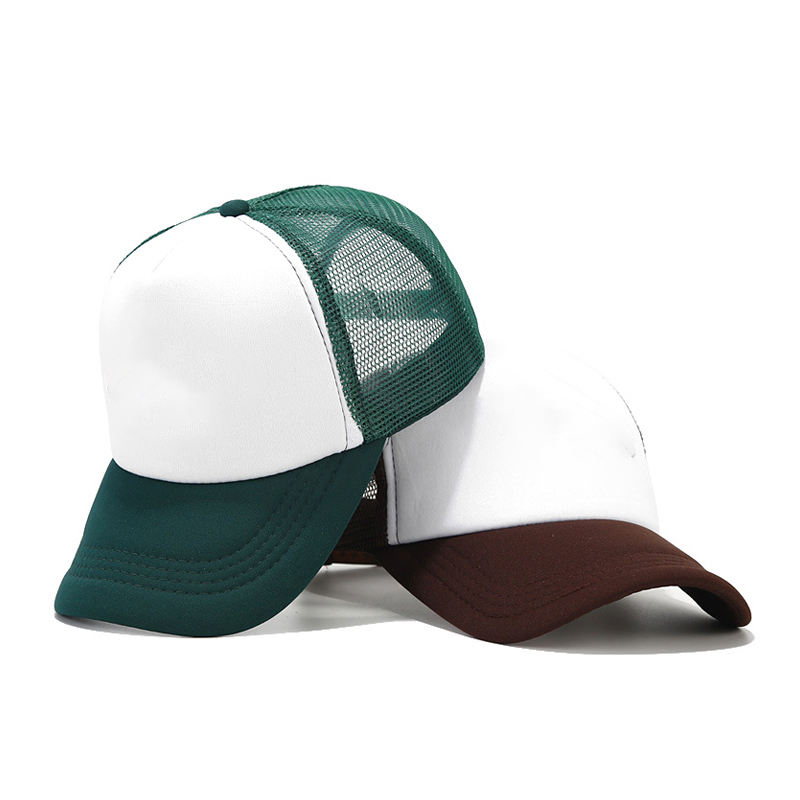 Trucker Cap Trucker Hat Custom Logo Classic Snapback Mesh Sports Baseball Cap 5 Panel Hat Plain Foam Trucker Hats for Man