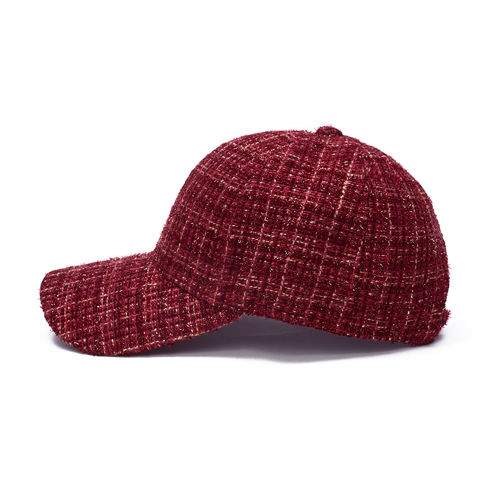 Men Women Plaids Tweed Caps Baseball Cap Fashion Sports Hats Check Pattern