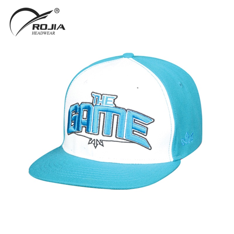 Wholesale Kid Black Plain Snapback Caps And Hats with Custom Brim