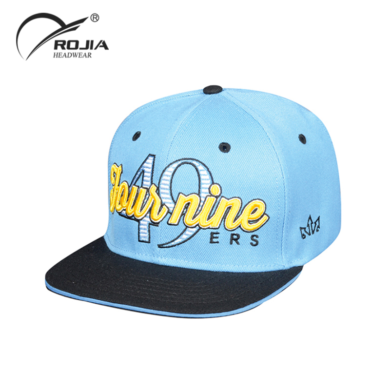 Custom Logo Men 6 Panel Baseball Basketball Snap Back Cap Snapback Hip Hop Hat Suppliers