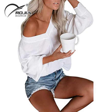 Women Girl Design Your Own Batwing Sleeves Hand Knitted Wool Cashmere Jumper Pullover Sweater