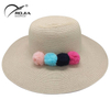 Wholesale New Summer Women Girl Kids Straw Hats with Logo