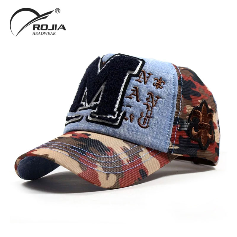 Kids Male Camouflage Cotton Sport Baseball Bump Cap Hats Manufacturers