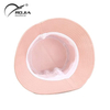 Custom Bulk Printed Unisex Plain White And Pink Bucket Summer Hats for Woman